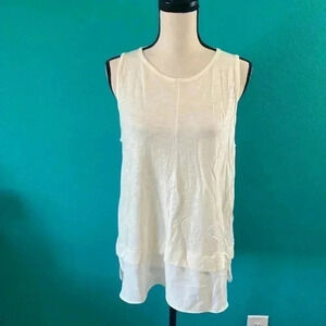 New with tags J. Crew ivory white tank top in size large